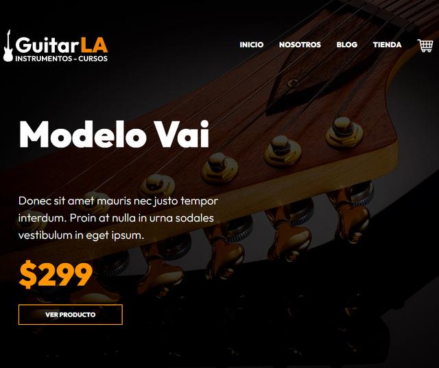 Sitio de Venta de Guitarras